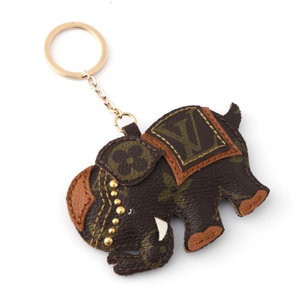 Repurposed LV Elephant Charm/Keychain