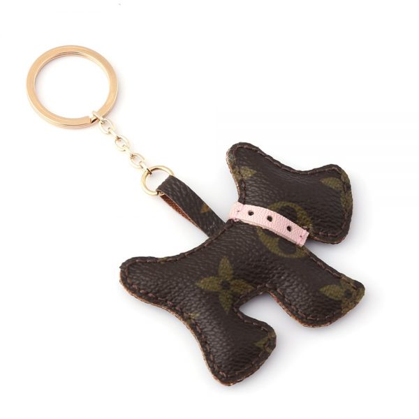upcycled-lv-cute-puppy-keychain-charm