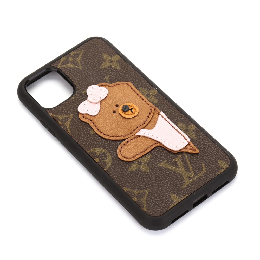 repurposed lv bear phone case